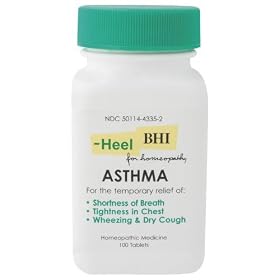 Click here to buy BHI - Asthma, 100 tablets by BHI.