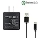 LG G4 Charger, Sinbox [Quick Charge 2.0] Adaptive Fast USB Travel Wall Charger with Micro-USB Cable for LG G4 /LG G Flex 2 /LG V10 H968 and more