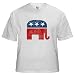 Republican Elephant White T-Shirt