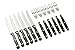 Premier Housewares 12-Piece Steak Knife and Fork Set with Black Handles