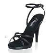 4 1/2 Inch Sexy High Heel Shoes Stiletto Heel Strappy Ankle Wrap Platform Sandal