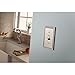 Franklin Brass Classic Beaded (3-Pack) Decorative Light Switch Cover Wall Plates Brushed Nickel 1-Gang Wall Plate Switch/Toggle Plate Guards Electrical Outlet Covers W35058V-SN-C
