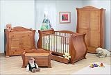 Tutti Bambini Marie Room Set-White + FREE Cushion Set + FREE Glider & Stool
