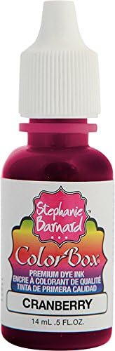Clearsnap Holding 8221 Cranberry ColorBox Premium Dye Ink by Stephanie Barnard Refill Bottle, 0.5 fl. oz.