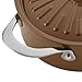 Rachael Ray Cucina Nonstick Dish/Casserole Pan with Lid, 4.5 Quart, Mushroom Brown