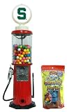 Michigan State Red Retro Gas Pump Gumball Machine