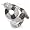 Cubic Zirconia Stripe Snake Pave Ring SZ 5