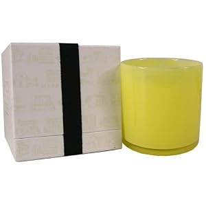 Guest Room Yellow Lafco NY Candle 70-80 Hour Burn Time in Hand Blown Glass Jar