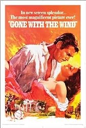 GONE WITH THE WIND ~ RHETT & SCARLETT ~ VINTAGE POSTER(Size 24"x36")