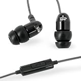 MEElectronics M9P-BK Hi-Fi Sound-Isolating In-Ear Headphones with Microphone (Black)
