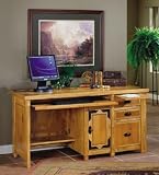 World Concepts Lodge Home Office Small Computer Desk with Hutch