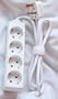 TraveldapterTM UK Multi Travel Adapter: - 3 pin Earthed & Fused UK Type G plug, 4 Earthed Eurp Schuko Sockets, 1.5m flex, BS and CE certified. Suitable for travellers to GRENADA
