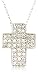 14k Choice of White or Yellow Gold Diamond Cross Pendant (1/3 cttw, I-J Color, I3 Clarity)