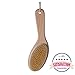 ESKONI Natural Angled Bath Brush / Contoured Shower Brush / Curved Back and Body Brush