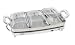 Kitchen & Housewares : Nostalgia Electrics DBS-999 Stainless-Steel 3-in-1 Buffet Server and Warming Tray