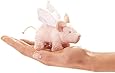 Folkmanis Mini Winged Piglet Finger Puppet