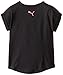 PUMA Little Girls' Geo Cat Cuffed Tee