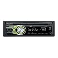 JVC KD-R322 Car CD Receiver with MP3 Stereo, Dual Aux-in, RCA Pre-Out - Green Illumination