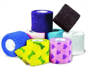 bandages for dogs:Bramton Company Pet Wrap Bandage Pink Hrt