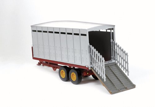 Childrens Toyshop  Toys : Britains 40999  - Twin Axle Trailed Livestock Transporter 1:32nd Scale