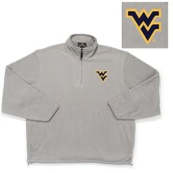 West Virginia Mountaineers NCAA "Glacier" Fleece Pullover Sweatshirt (Heather)