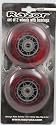 Razor Scooter Replacement Wheels Set with Bearings (Red)