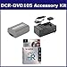 Sony DCR-DVD105 Camcorder Accessory Kit includes: 3DMR30R1H Tape/ Media, SDM-109 Charger, SDNPFP50 Battery