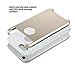 ULAK iPhone 6s Case, iPhone 6 Case, Colorful Series Slim Hybrid Dual Layer Scratch Resistant Hard Back Cover Shock Absorbent TPU Bumper Case for Apple iPhone 6/6s 4.7 inch (Gold/White)