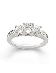 14k White Gold Diamond (1.25 cttw, H-I Color, I1-I2 Clarity)