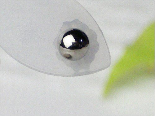 J-Jwelry 男性ピアス片耳用\/4mm丸玉チタンピ