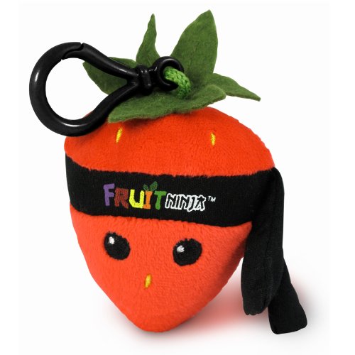 Fruit Ninja ClipOn Plush Strawberry