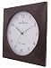 Precision MSF Radio controlled. Dark oak finish wood wall clock with full numbered dial