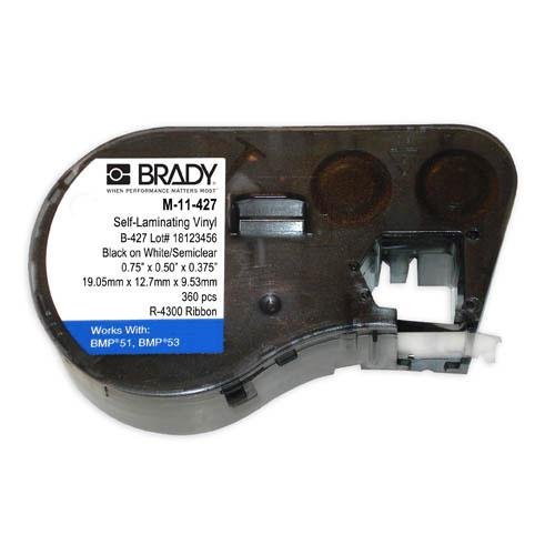 Brady M 11 427 143252 BMP51 BMP53 BMP41 Label Maker Cartridge Pack of