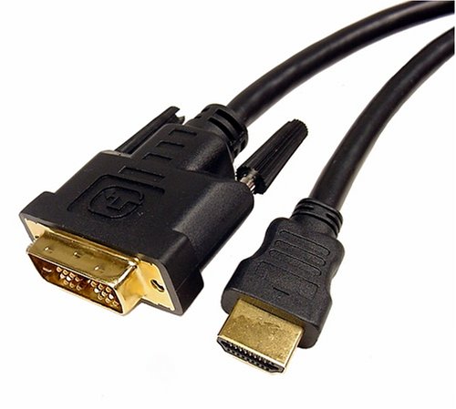 Cables Unlimited PCM-2296-10 10-Feet HDMI to DVI D Single Link Cable (Black)