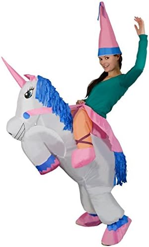 Anterrier Inflatable Animal Halloween Costume (Large, Unicorn)