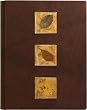 Autuonno Genuine Italian Leather Journal / Diary, Handcrafted, Inlaid Designs, 6x8"