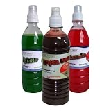 Victorio 3-Flavor Pack Shaved Ice/Snow Cone Syrups, Tropical Punch, Watermelon, Lime