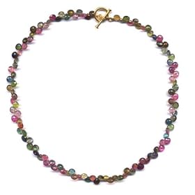Multicolor Tourmaline Shake Necklace by Women Want Jewelry