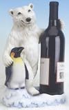 Empire Penguin and Polar Bear Buddies Wine Stomper Wine Bottle Holder 2 Piece Set