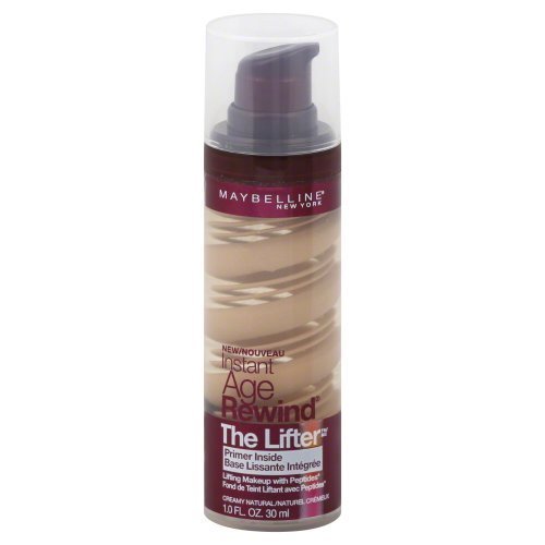 New Maybelline Instant Age Rewind The Lifter Foundation, 200 CREAMY NATURAL, 1 fl oz
