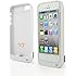 4200mAh External Backup Battery Charger Power Pack Case with Viewing Stand For IPHONE 5/ 5S/ 5C (IOS 7 compatible) - White