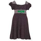 Girls Bonnie Jean Trendy Boutique Navy Pink Empire Dress Girls 7-16