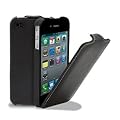 Melkco Custodia in pelle per iPhone 4 / iPhone 4S , colore: Nero