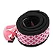 BIRUGEAR Pink Anti-Slip Soft Neoprene Camera Shoulder/Neck Strap Belt for Canon Nikon FujiFilm Sony Pentax Panansonic and More Digital Cameras with Cleaning Cloth