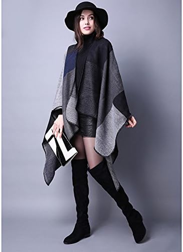 Final Bliss Women's Wild Grid Travel Imitation Cashmere Shawl(C15)