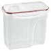 Sterilite Ultra Seal 16-Cup Dry Food Container See-Through Lid and Base with Red Rocket Accents, 6-Pack