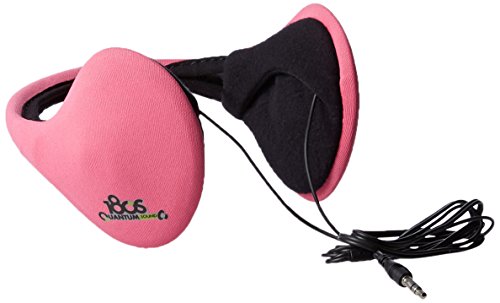180s Women's Exolite Sonic Behind-The-Head Ear Warmer with Built-In Hi-Definition Headphones, Shock Pink/Black, One Size
