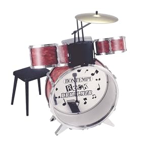 Bontempi JE5690 - "Rock Drummer" Electronic Drum Set with Stool