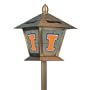 Illinois Fighting Illini NCAA Stained Glass Solar Lantern (20")