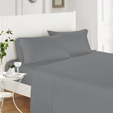 Bamboodal 300-Thread-Count Full Sheet Set in Grey